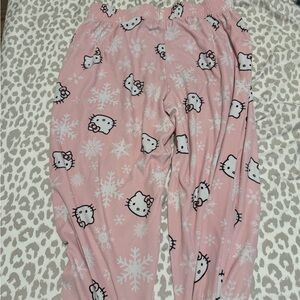 Hello Kitty Pink Pajamas with snow